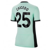 Chelsea Moises Caicedo #25 Tredje Tröja Kvinnor 2023-24 Korta ärmar